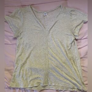 Old Navy Cream and Gold Top